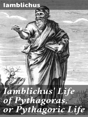 cover image of Iamblichus' Life of Pythagoras, or Pythagoric Life